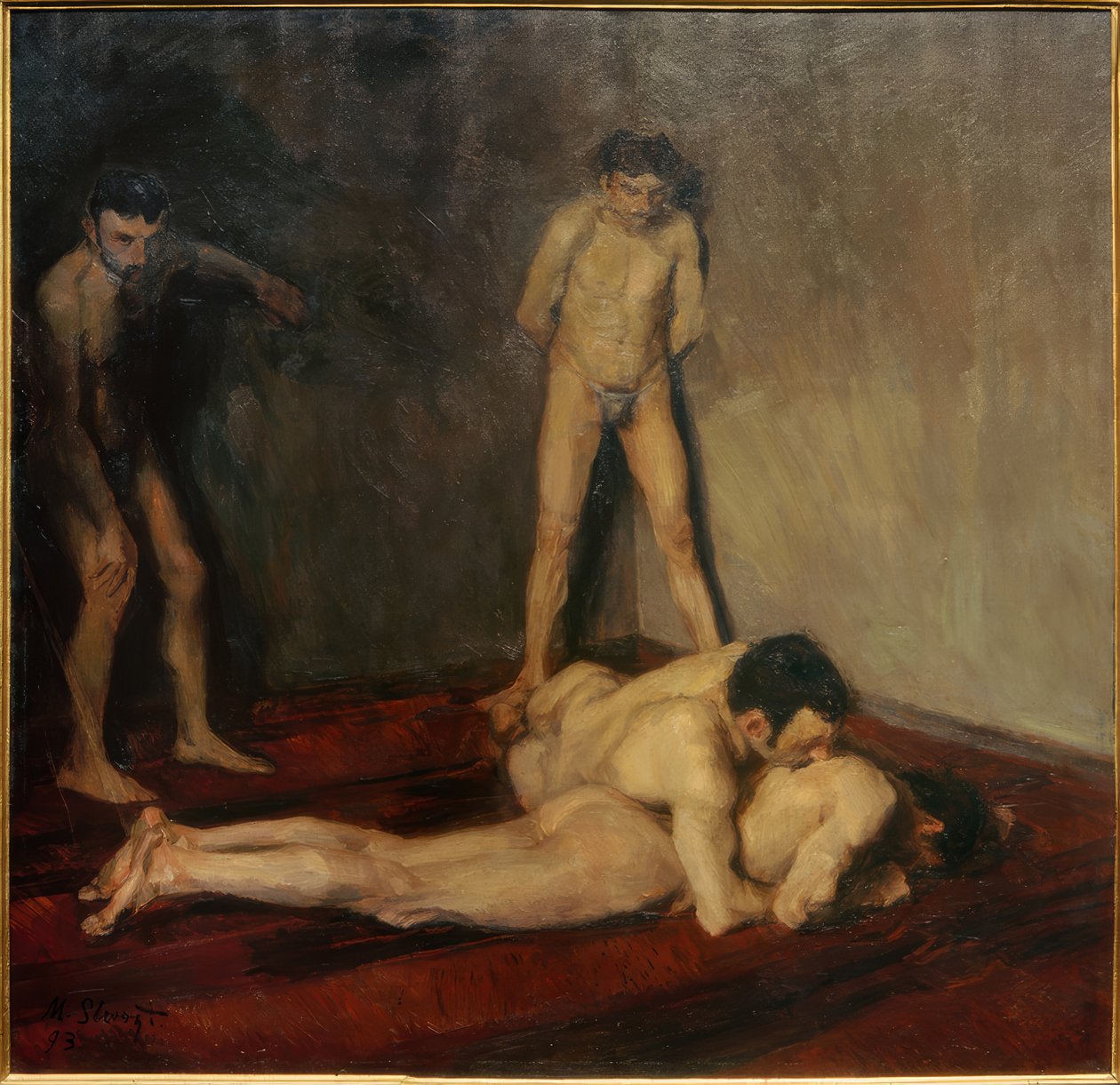 Birkózó iskola alkotó: Max Slevogt