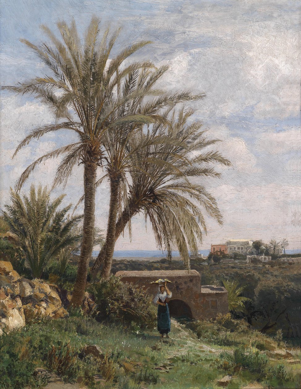 Ősi villa Tivoli közelében alkotó: Max Wilhelm Roman
