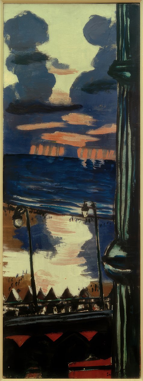 Este a teraszon alkotó: Max Beckmann