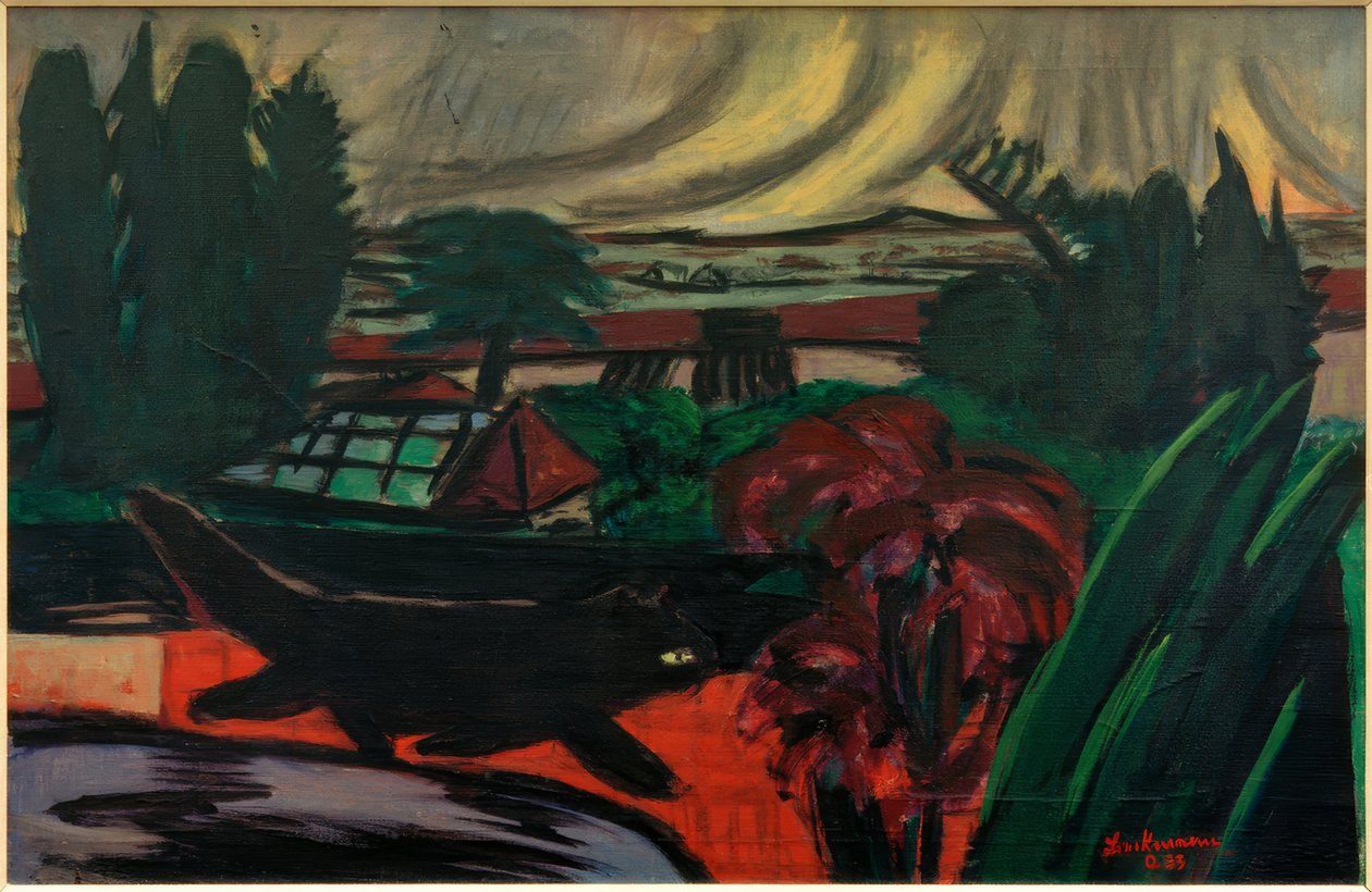 Esti kert zivatarban alkotó: Max Beckmann