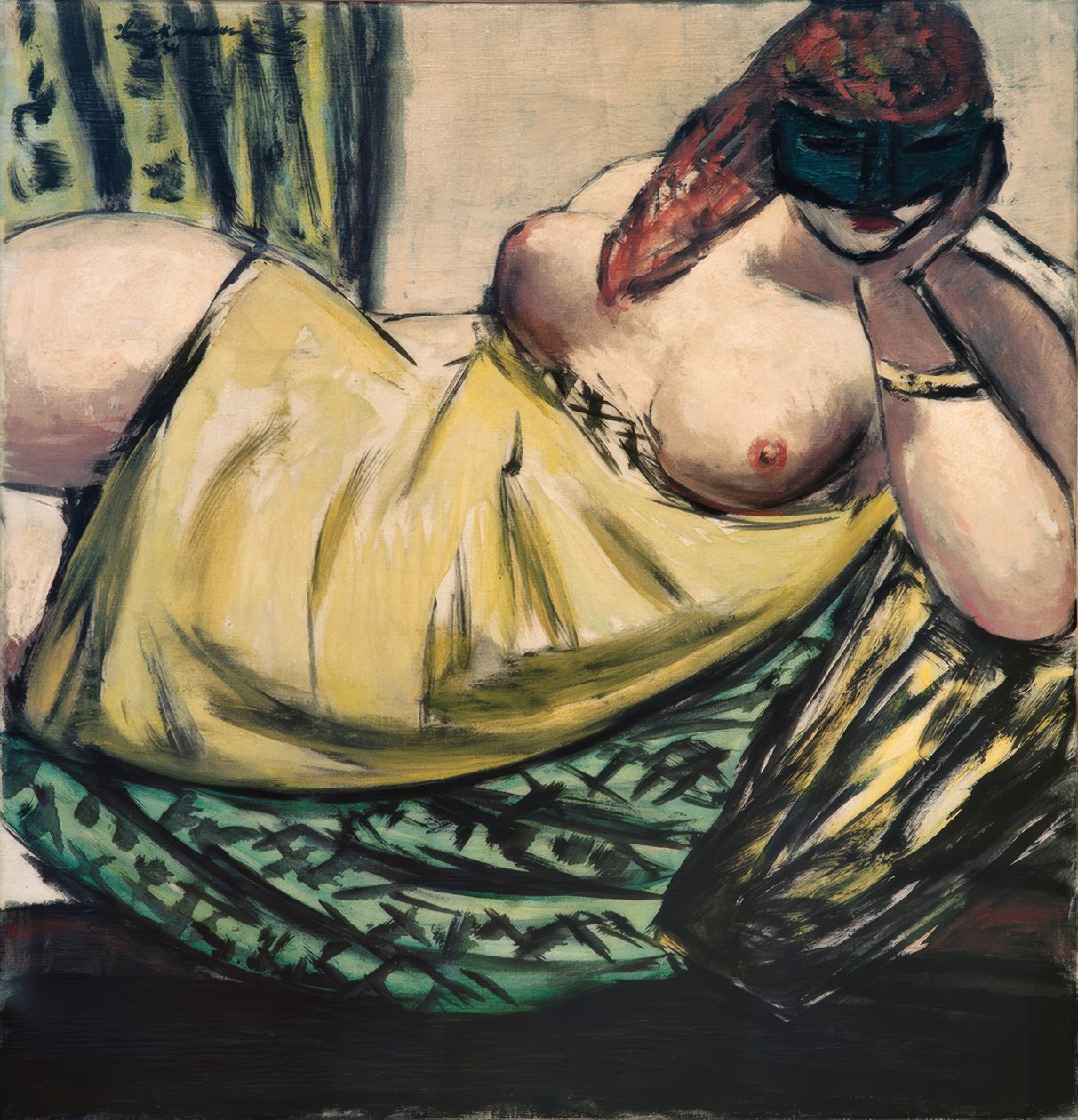 Alfi maszkkal alkotó: Max Beckmann