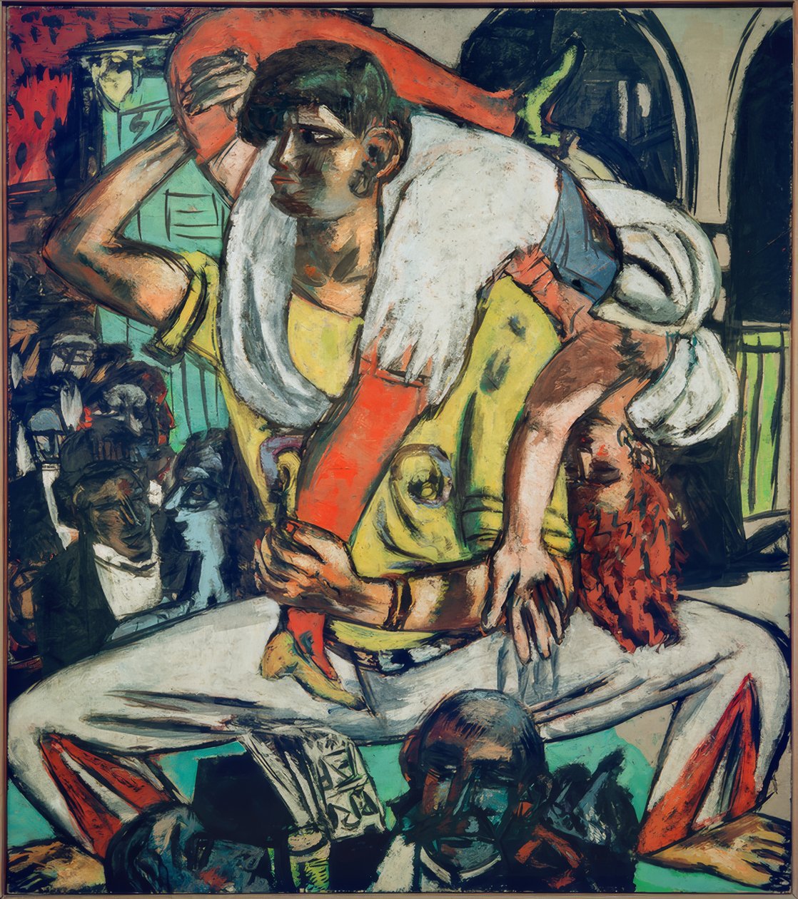 Apachentanz alkotó: Max Beckmann