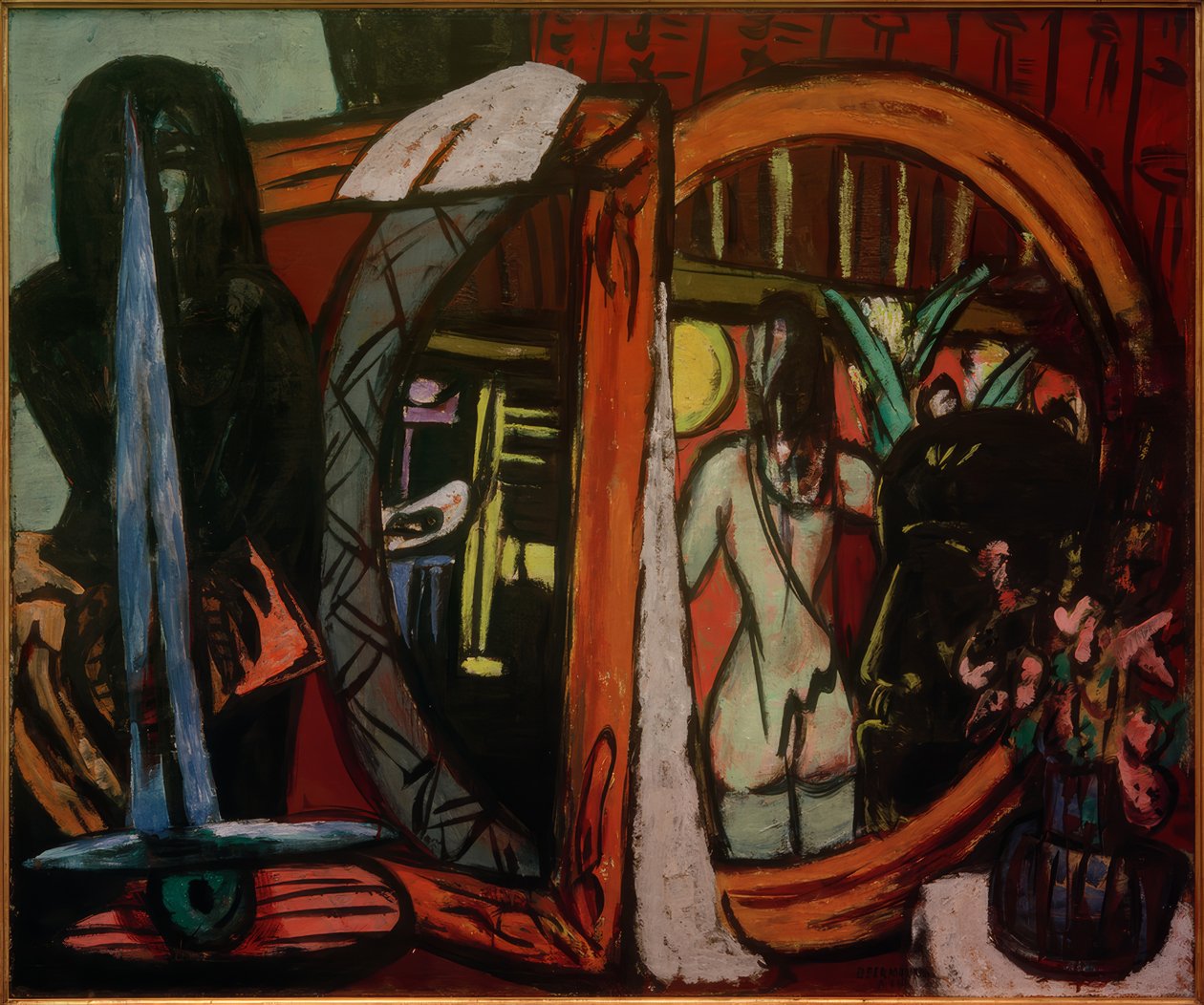 Szoborstúdió alkotó: Max Beckmann