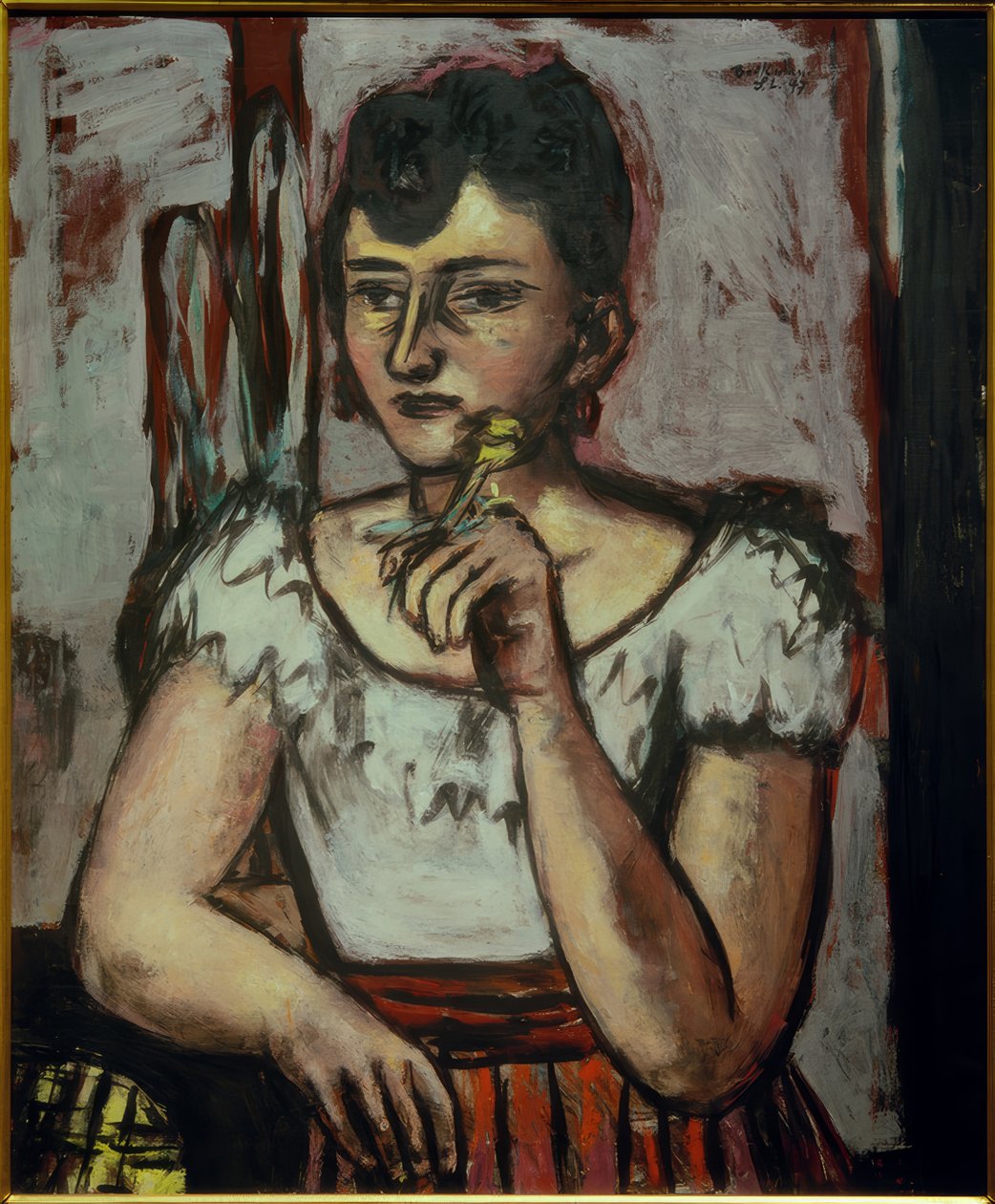 Euretta Rathbone portréja alkotó: Max Beckmann