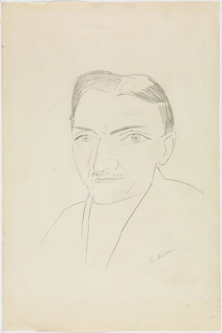 Fritz Wichert portréja alkotó: Max Beckmann