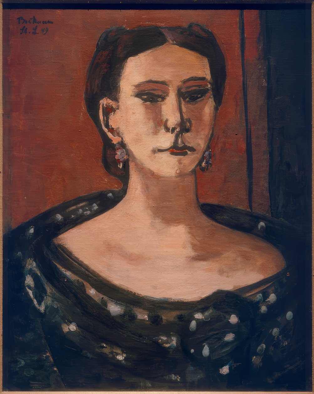 Louise Pulitzer portréja alkotó: Max Beckmann