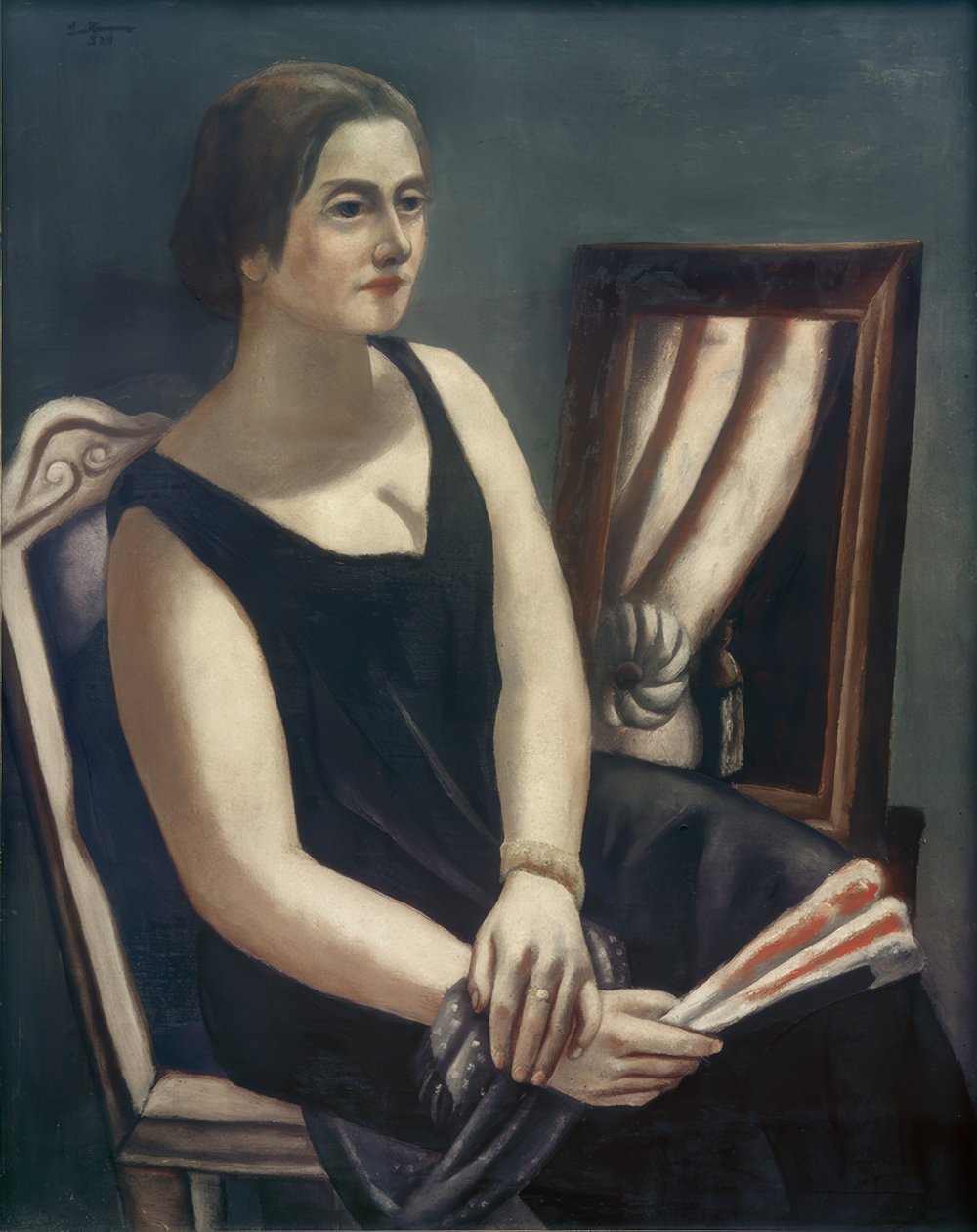 Minna Beckmann-Tube portréja alkotó: Max Beckmann