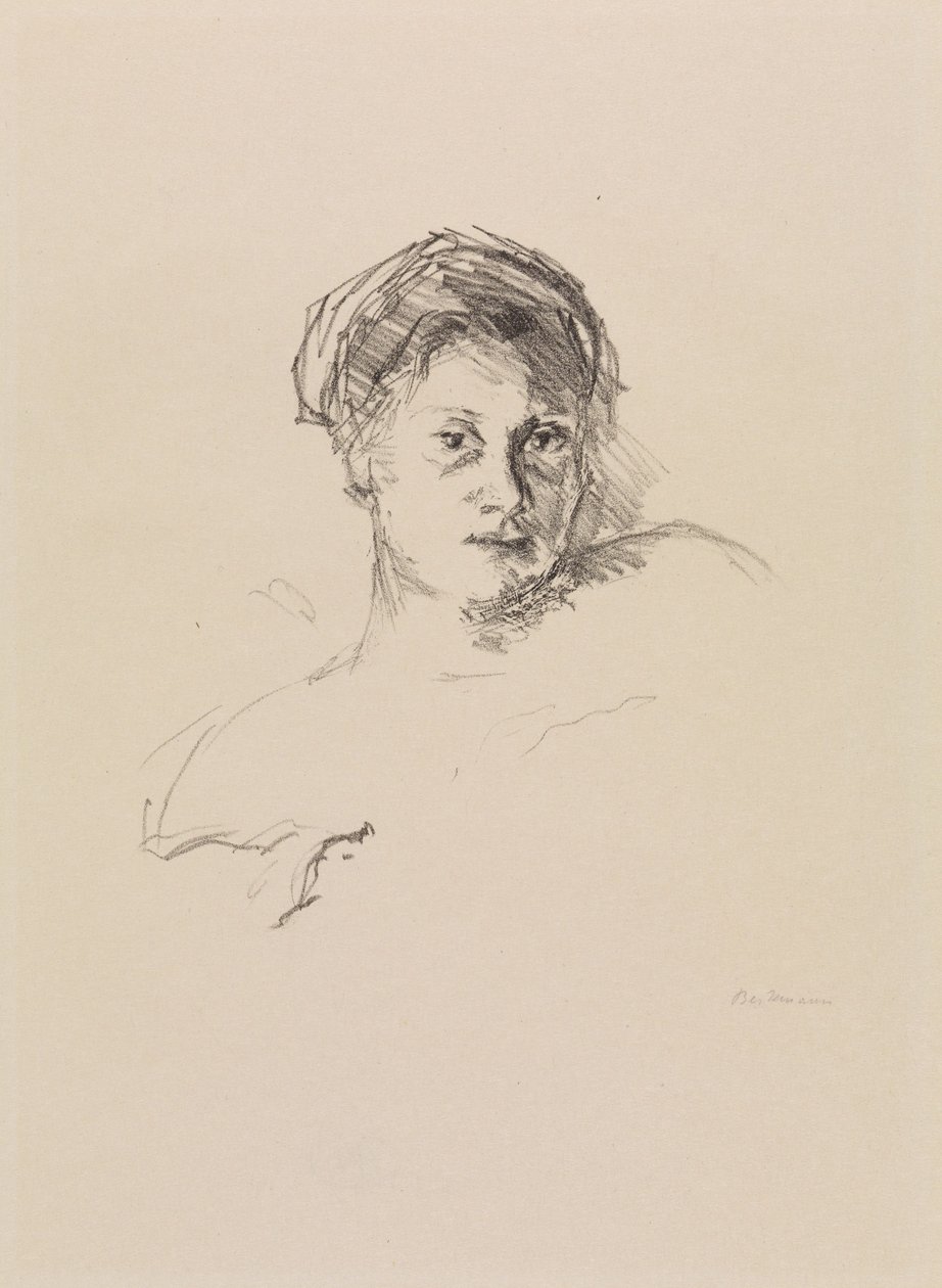 Minna Beckmann-Tube portréja alkotó: Max Beckmann