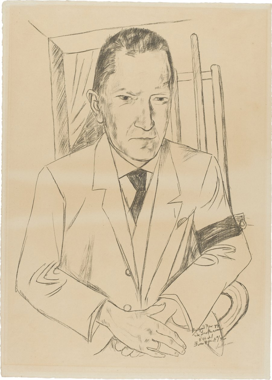 Reinhard Piper (1879–1953) portréja alkotó: Max Beckmann