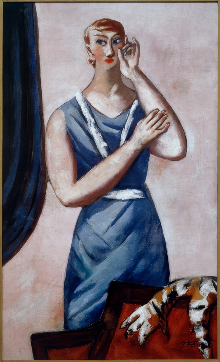 Valentine Tessier portréja alkotó: Max Beckmann