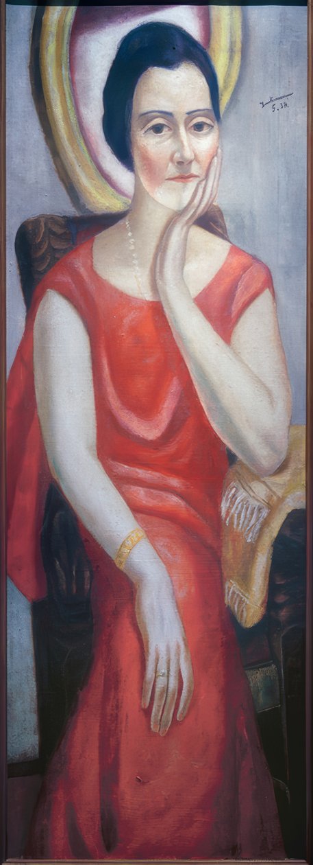 Käthe von Porada portréja alkotó: Max Beckmann