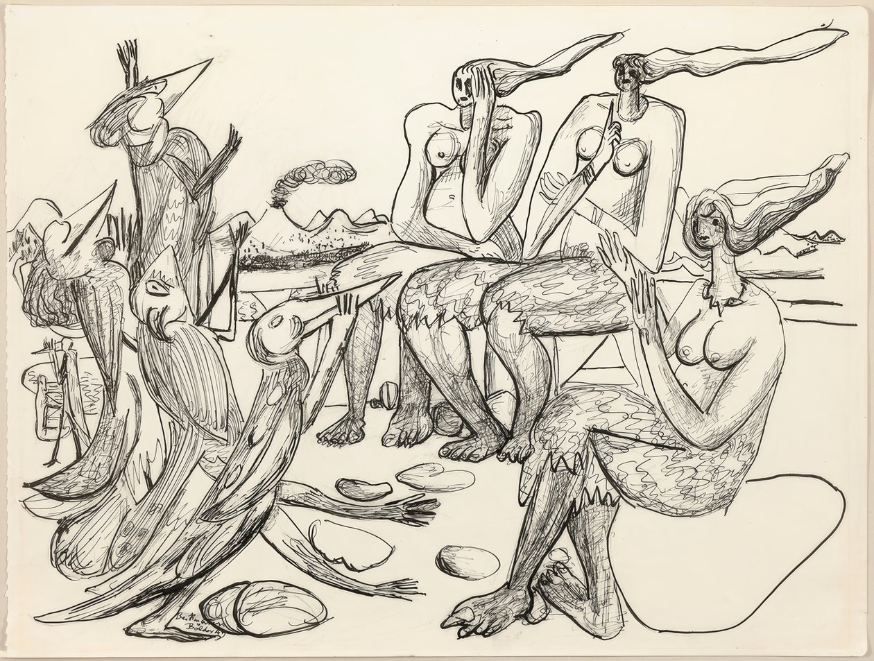 Madárjáték alkotó: Max Beckmann