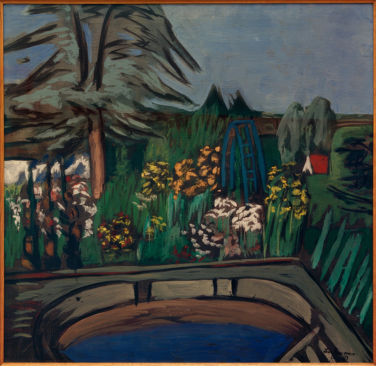 Virágos kert alkotó: Max Beckmann