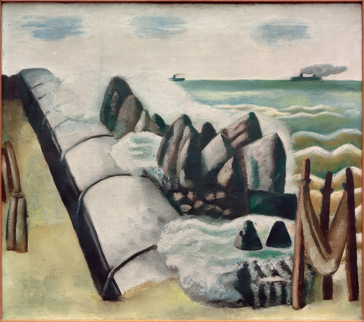 hullámtörés alkotó: Max Beckmann