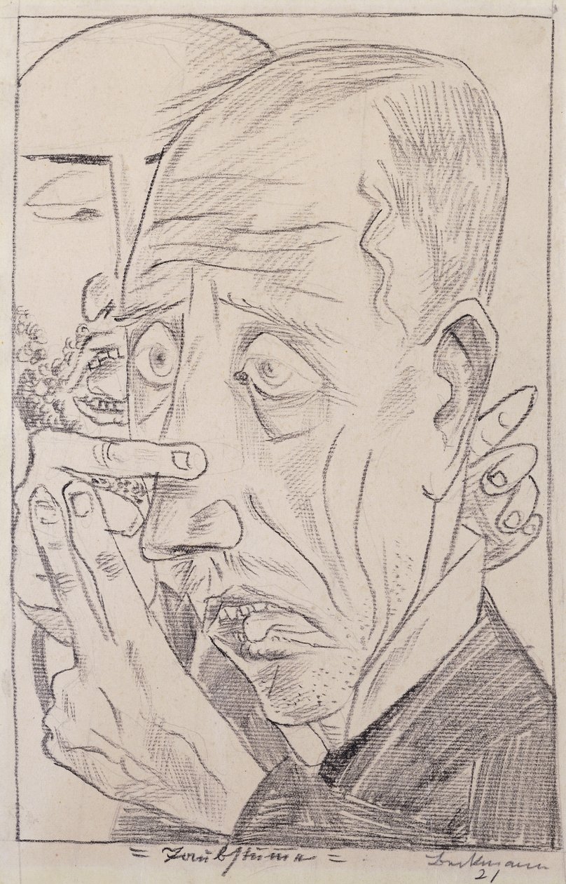 Siketnéma; Taubstumme alkotó: Max Beckmann