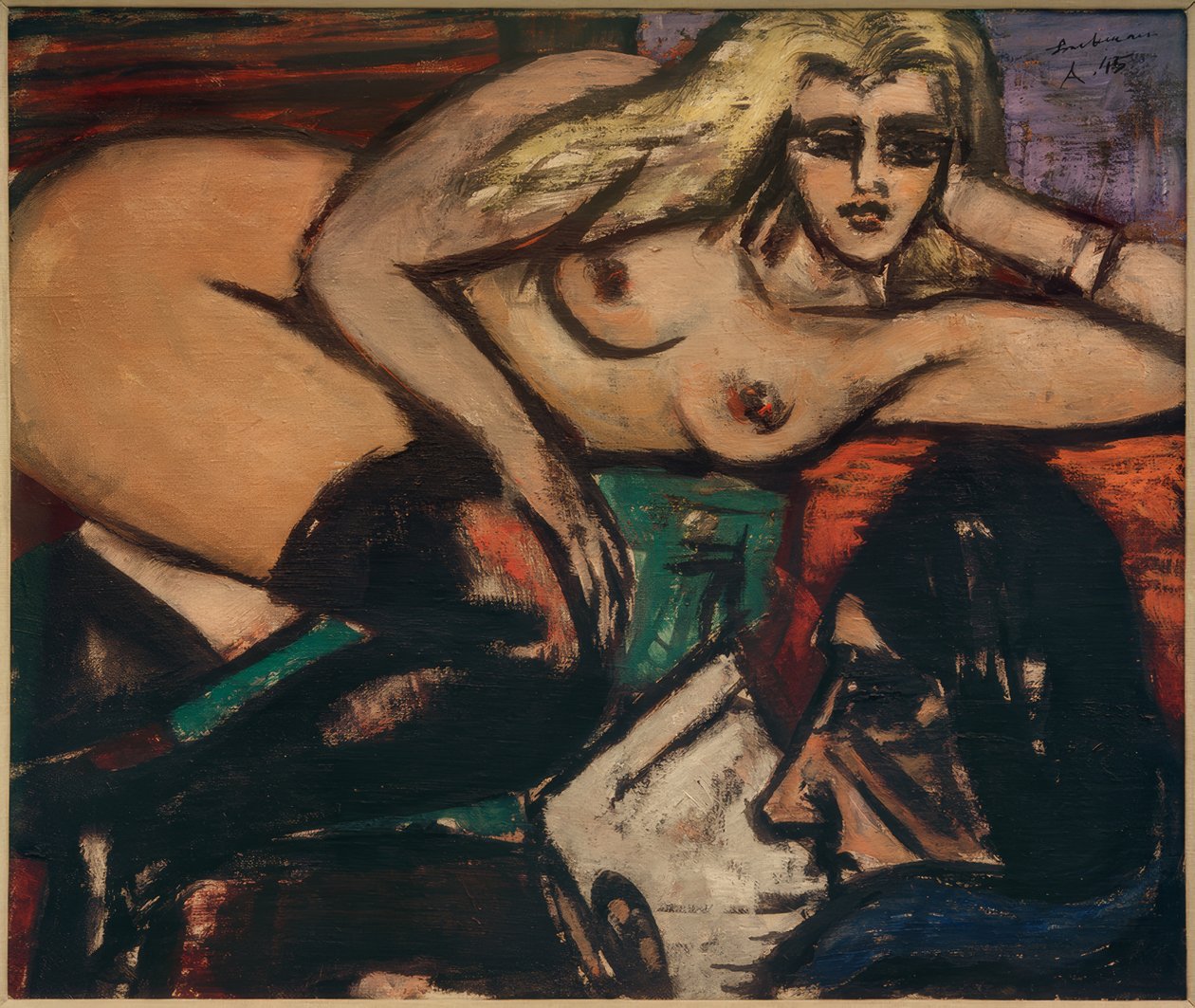 A levél, fekvő félfelvonás alkotó: Max Beckmann