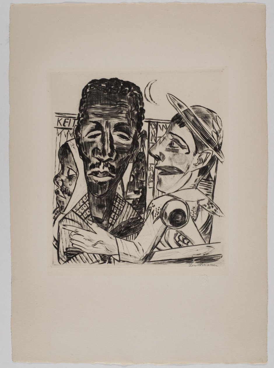 „A fekete férfi“ alkotó: Max Beckmann