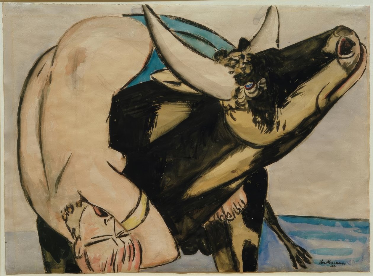 Az Európa rablása alkotó: Max Beckmann