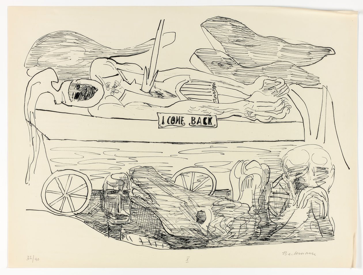 Dream of War, 10. lemez a Day and Dream-ből alkotó: Max Beckmann