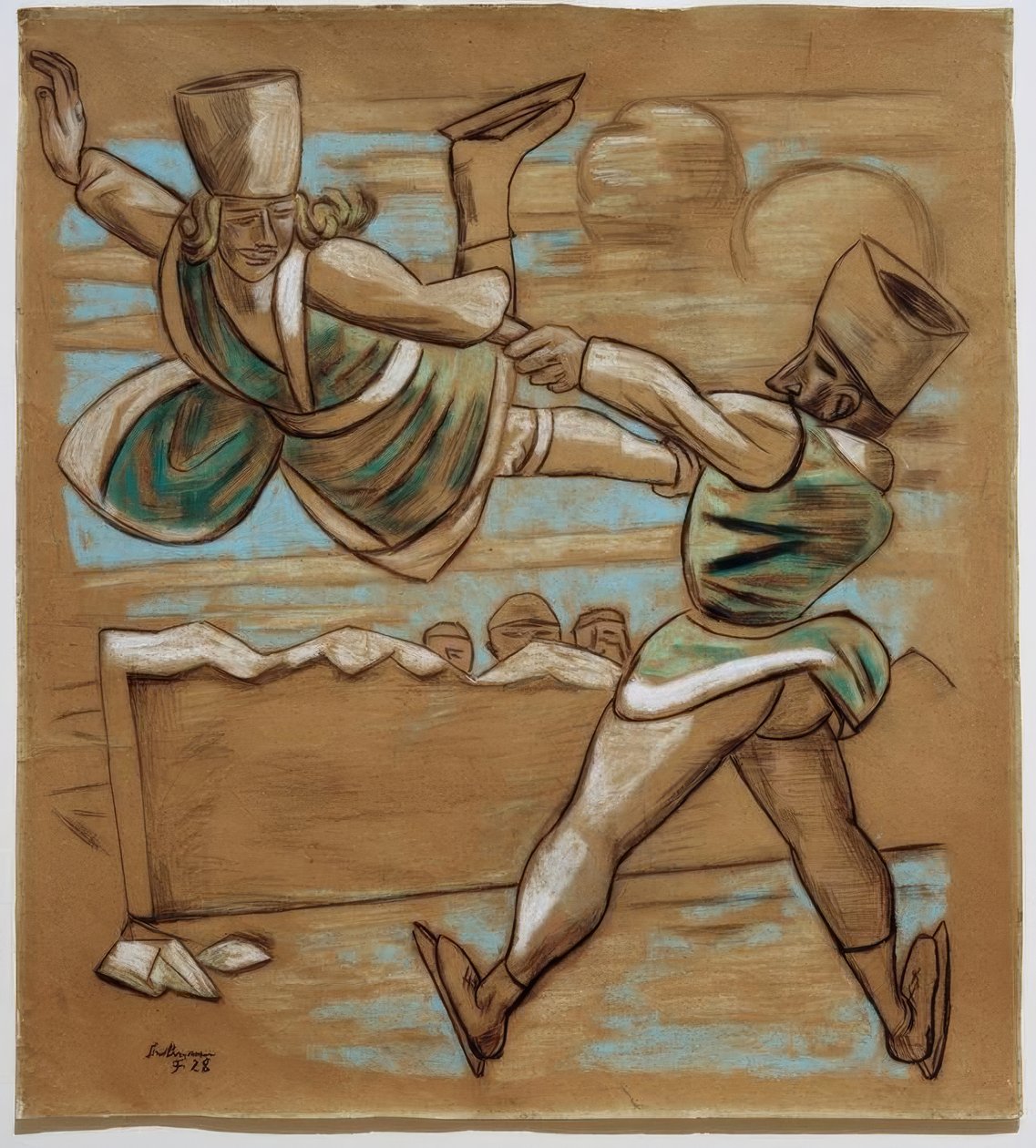 Műkorcsolyázó I. alkotó: Max Beckmann