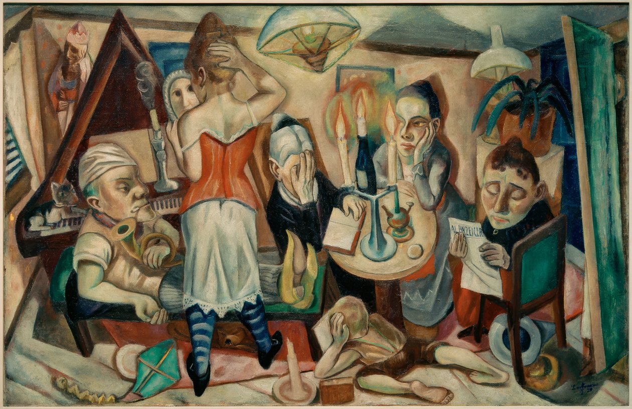 Családi kép alkotó: Max Beckmann