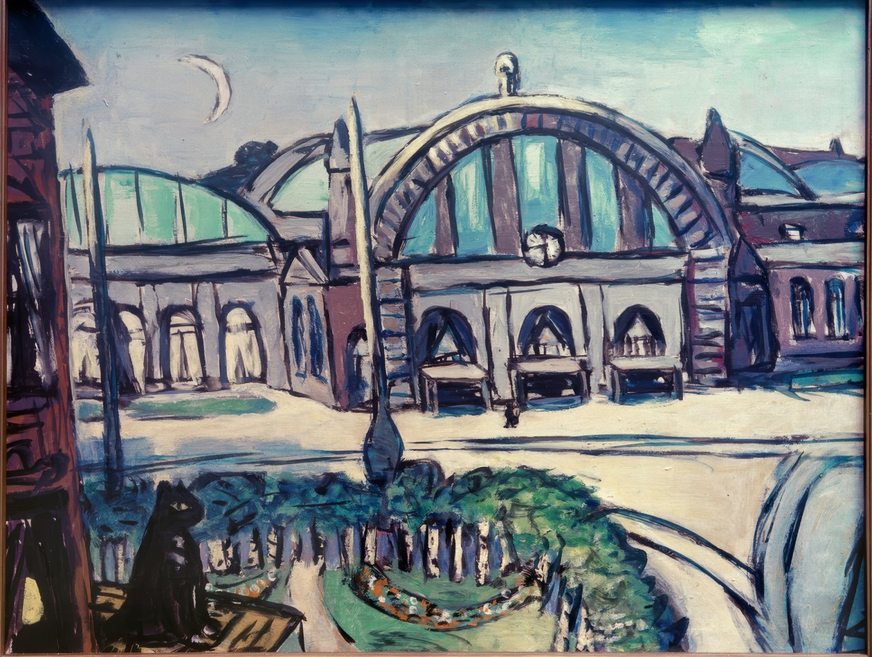 Frankfurti központi pályaudvar alkotó: Max Beckmann