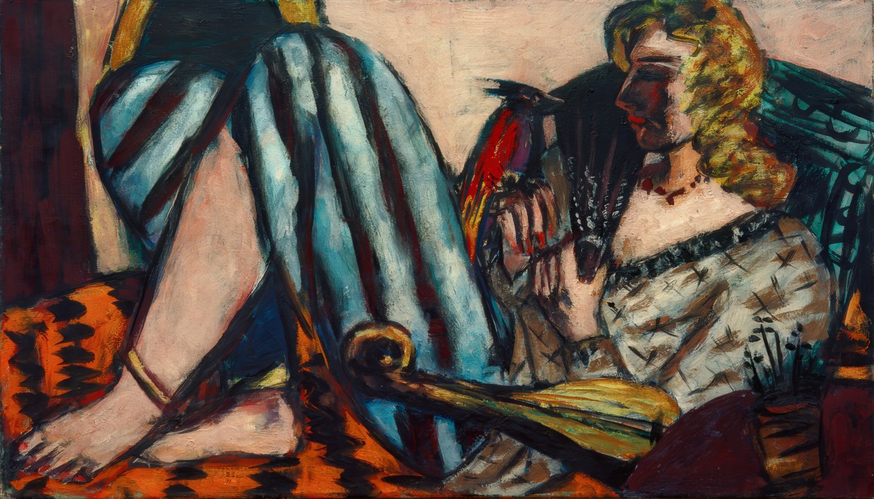 Vörös kakas nő alkotó: Max Beckmann