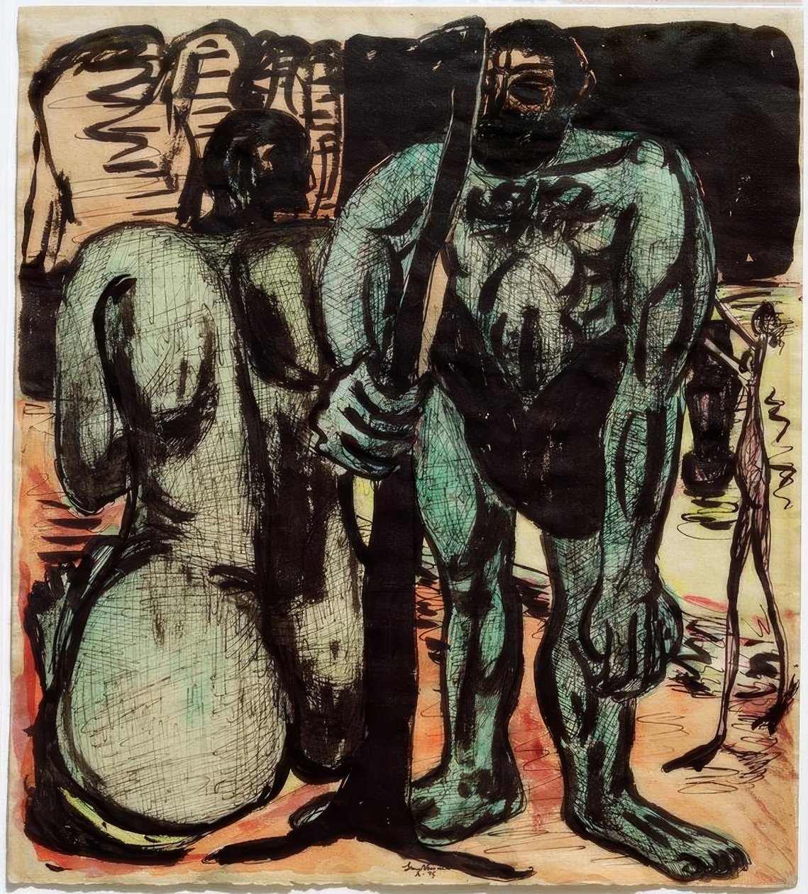 Óriások alkotó: Max Beckmann