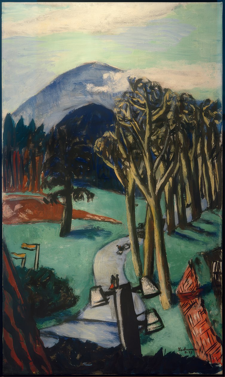 Baden-Baden golfpálya alkotó: Max Beckmann