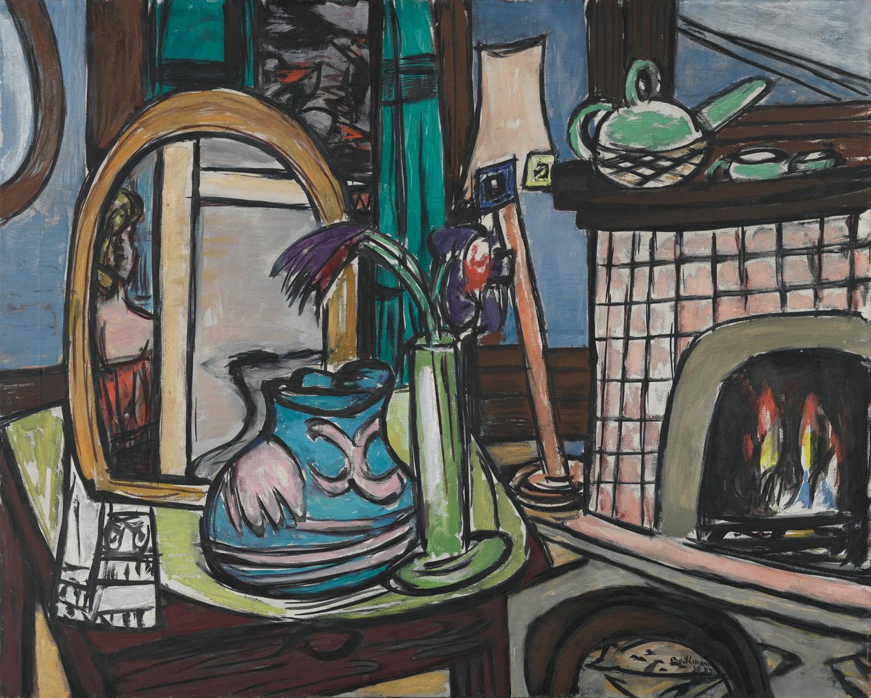 Nagy csendélet galambokkal alkotó: Max Beckmann