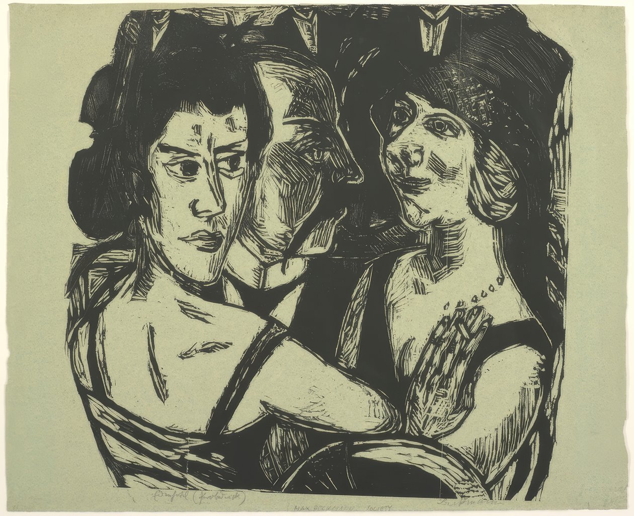 Csoportportré, Eden Bar alkotó: Max Beckmann