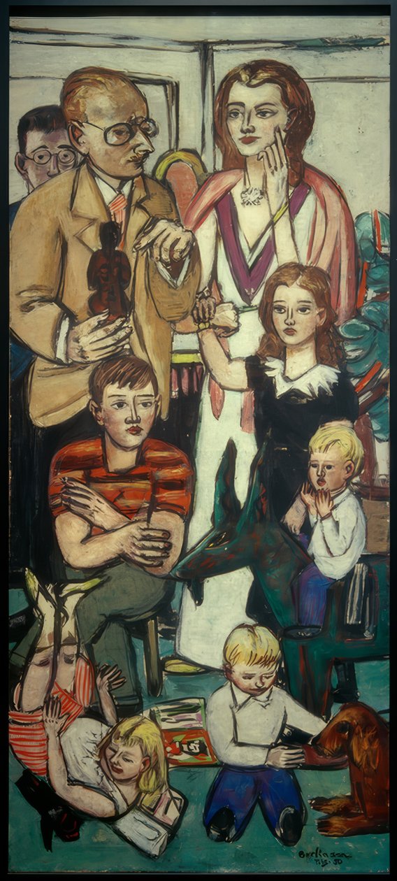 Csoportkép Remény alkotó: Max Beckmann
