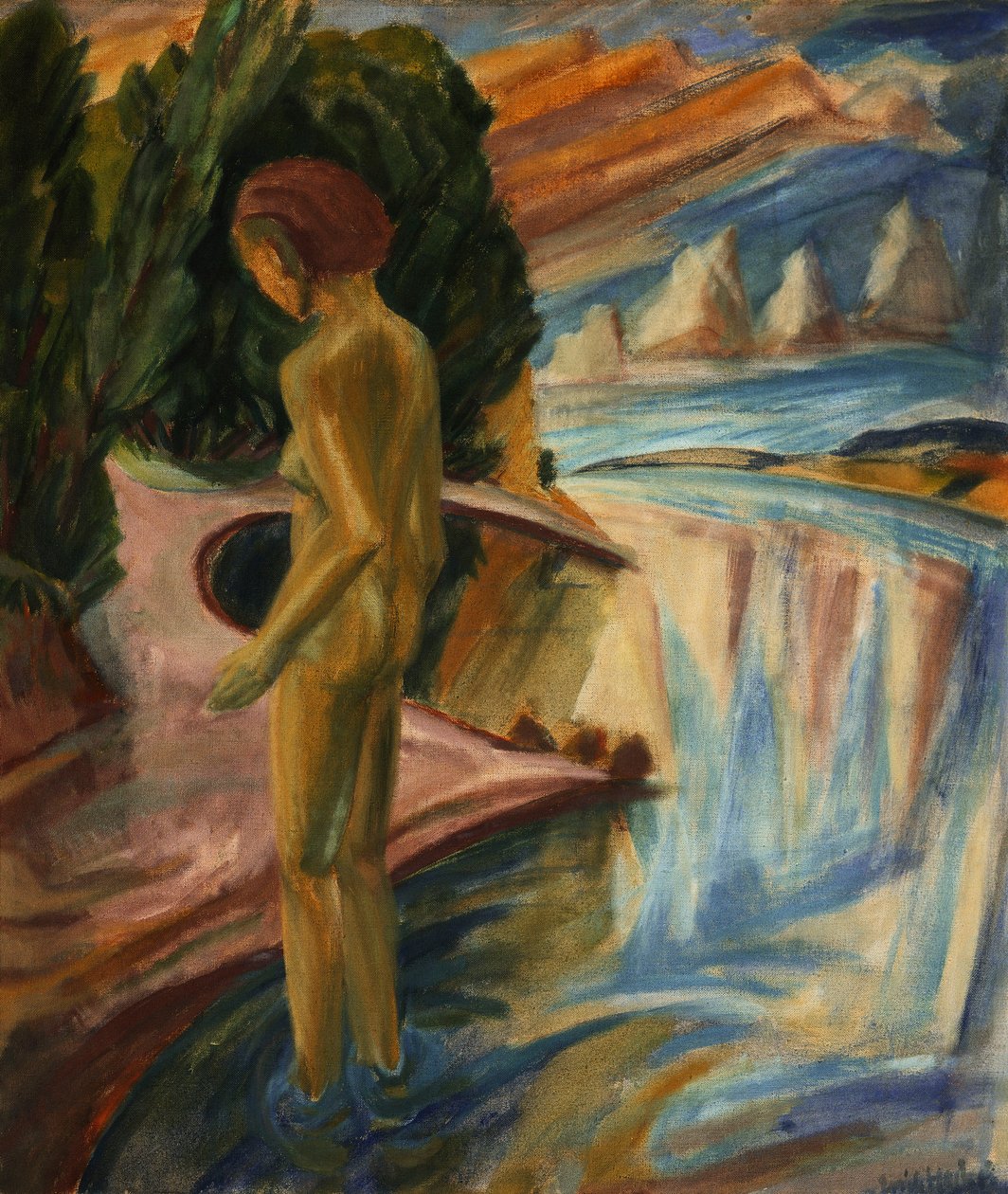 Széna begyűjtése; Heuernte alkotó: Max Beckmann