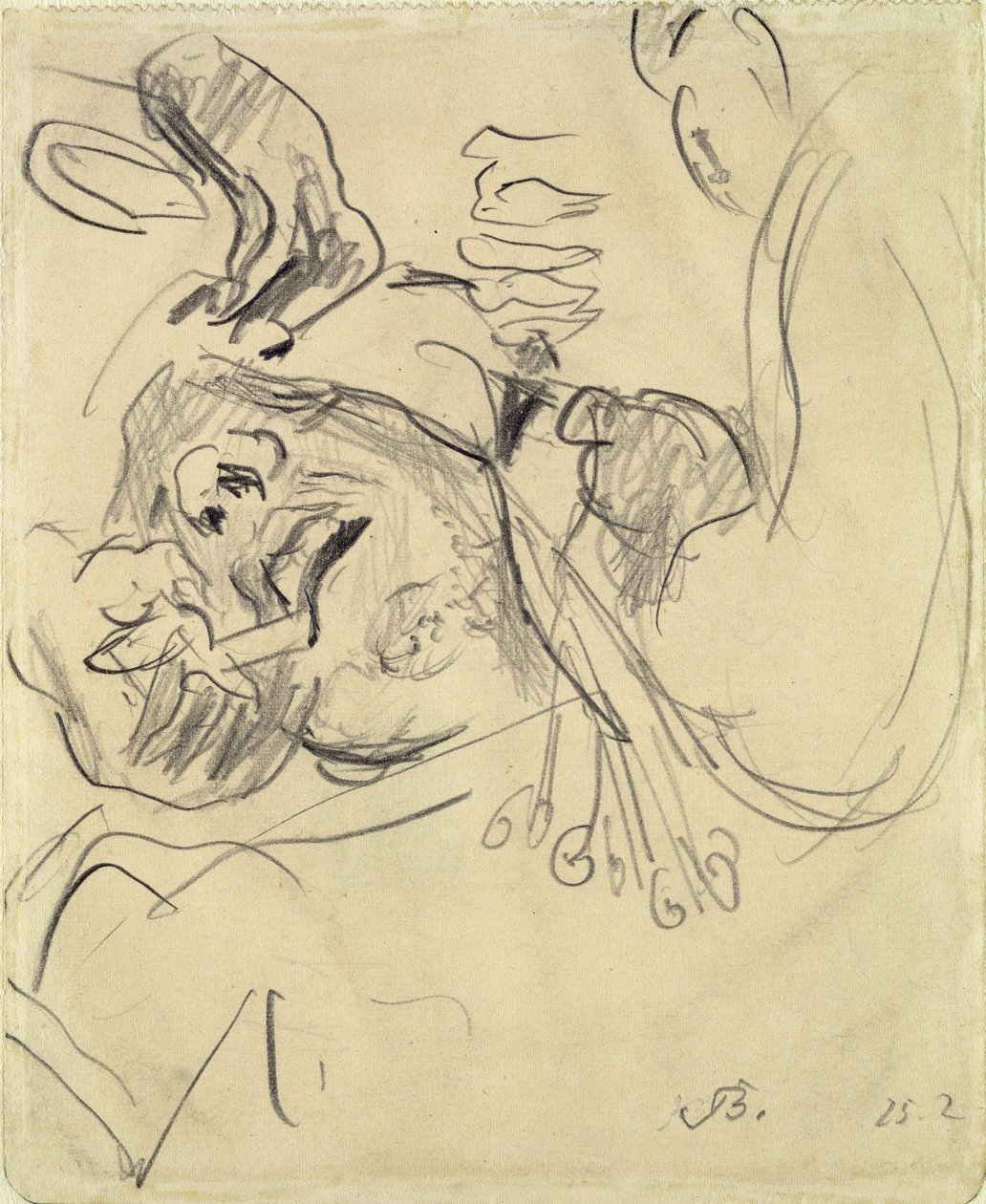 Fejsebészeti beteg alkotó: Max Beckmann