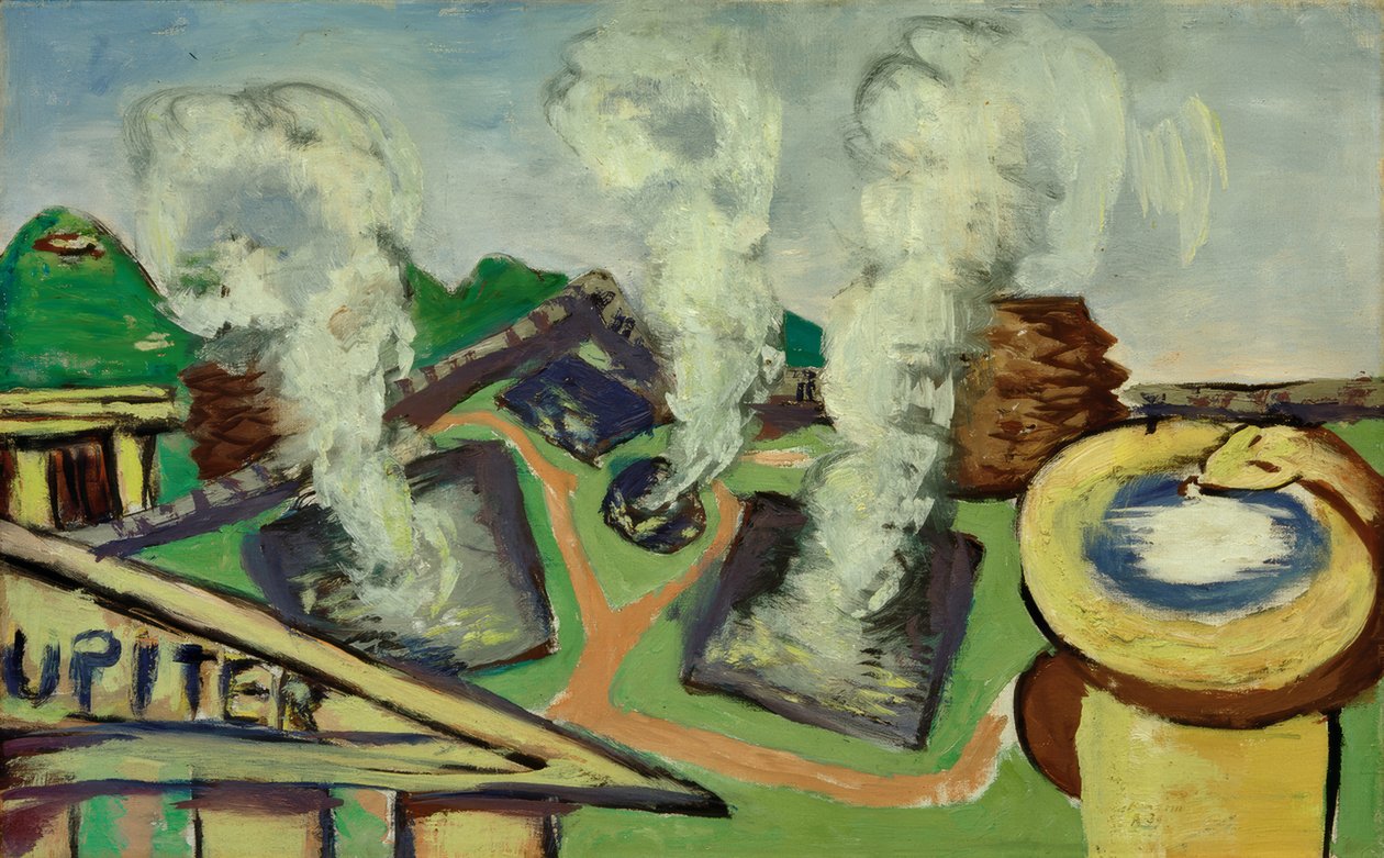 Meleg források Abanóban alkotó: Max Beckmann
