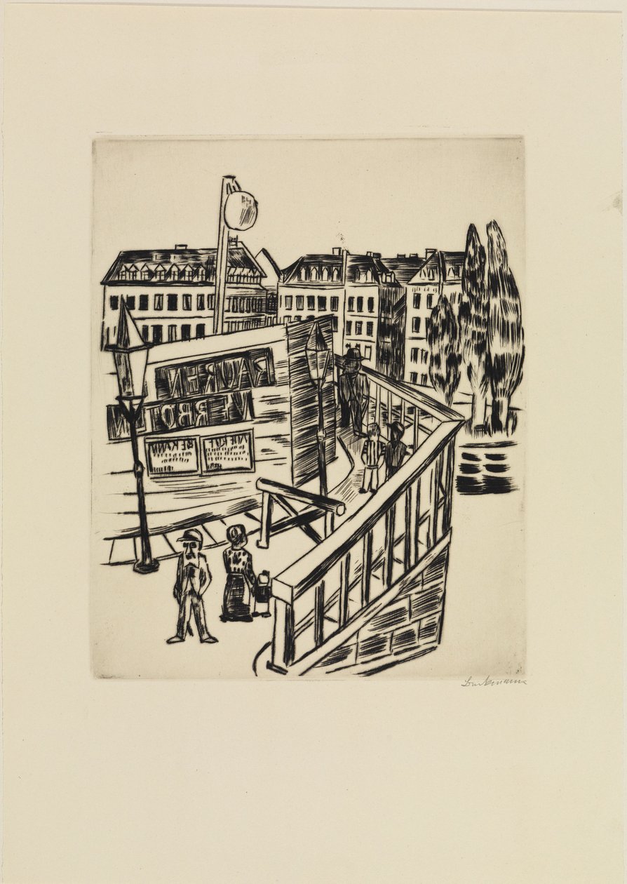 Fahíd (Külvárosi utca) alkotó: Max Beckmann