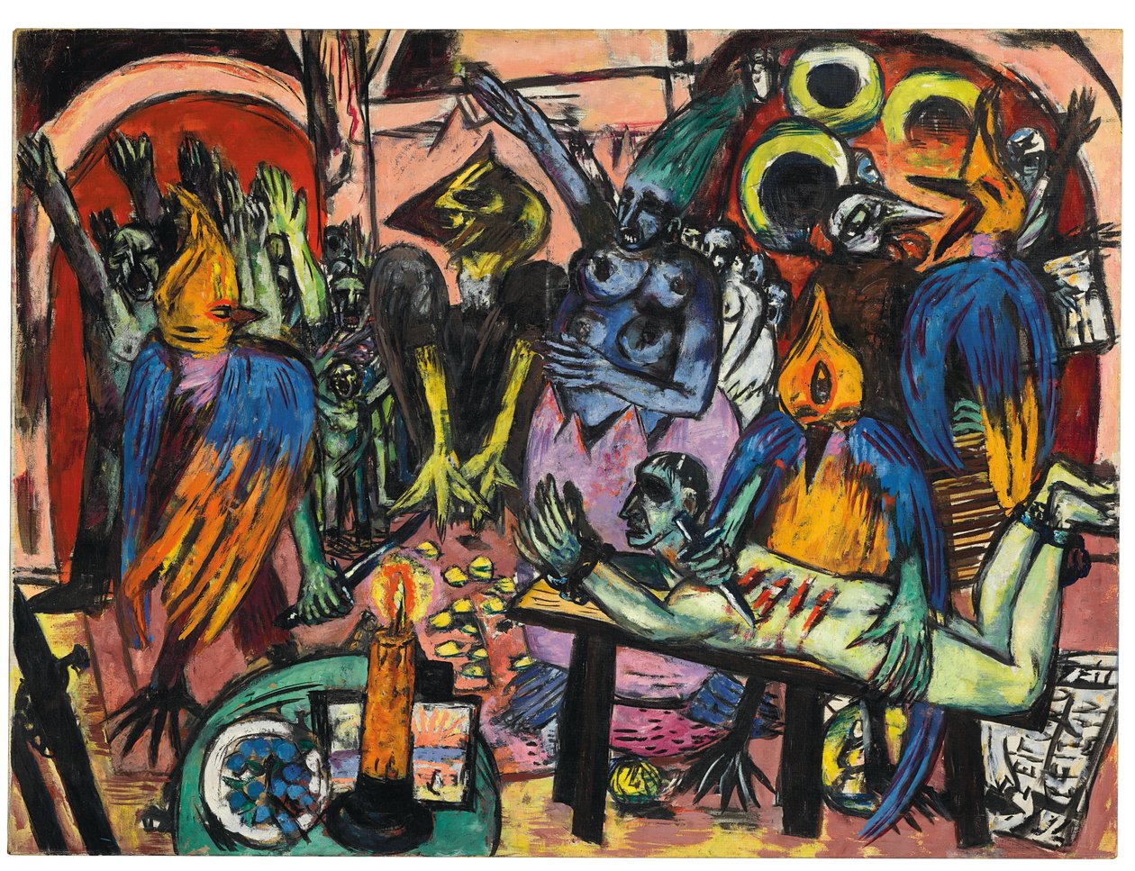 A madarak pokolja alkotó: Max Beckmann