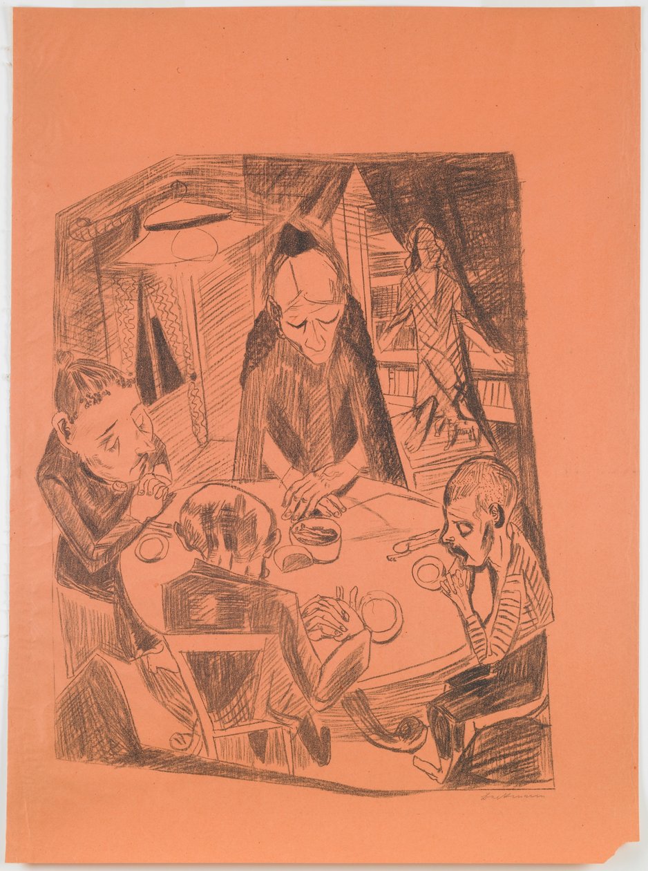 Hunger, Platte 5 aus dem Portfolio „Hölle“ alkotó: Max Beckmann