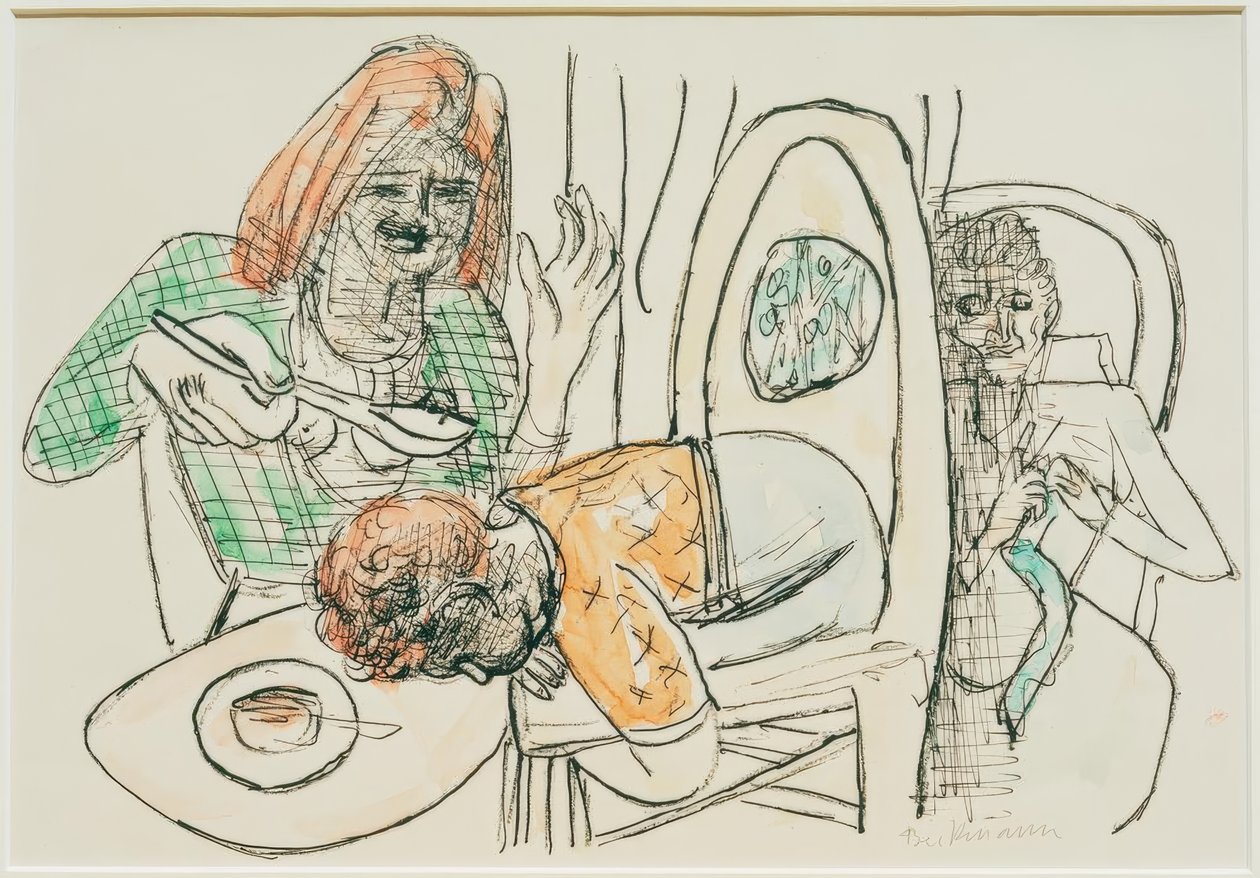 Nem eszem meg a levesem alkotó: Max Beckmann