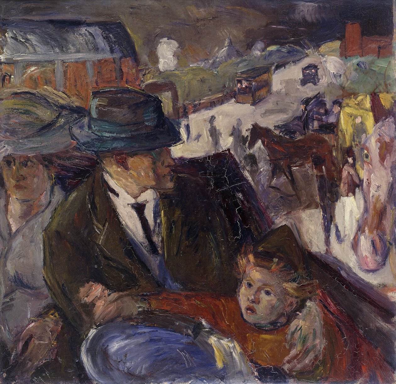 Az autóban; Auto vagyok alkotó: Max Beckmann