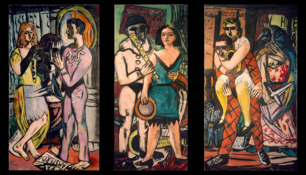 karnevál alkotó: Max Beckmann