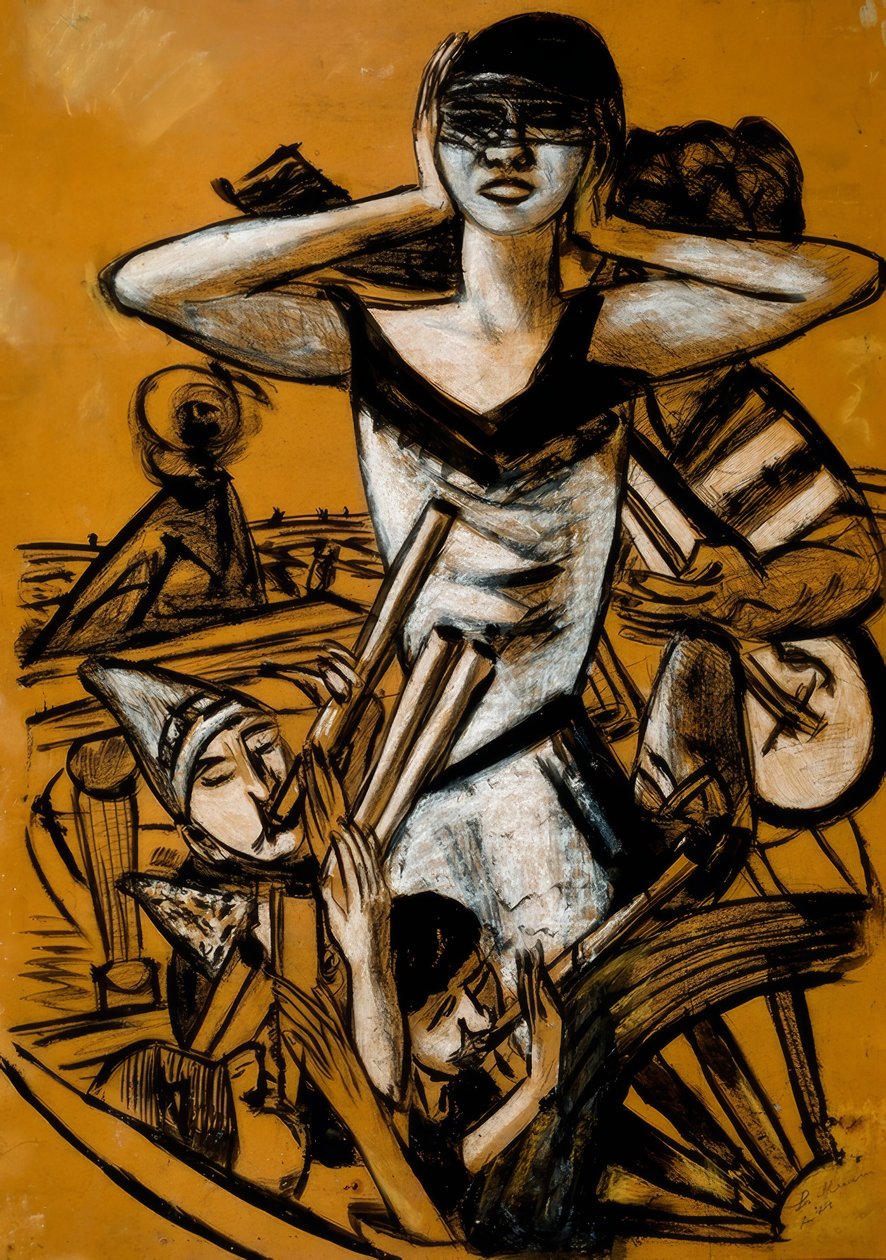 Karnevál Nápolyban alkotó: Max Beckmann