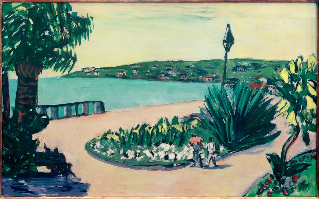 Kis olasz táj alkotó: Max Beckmann