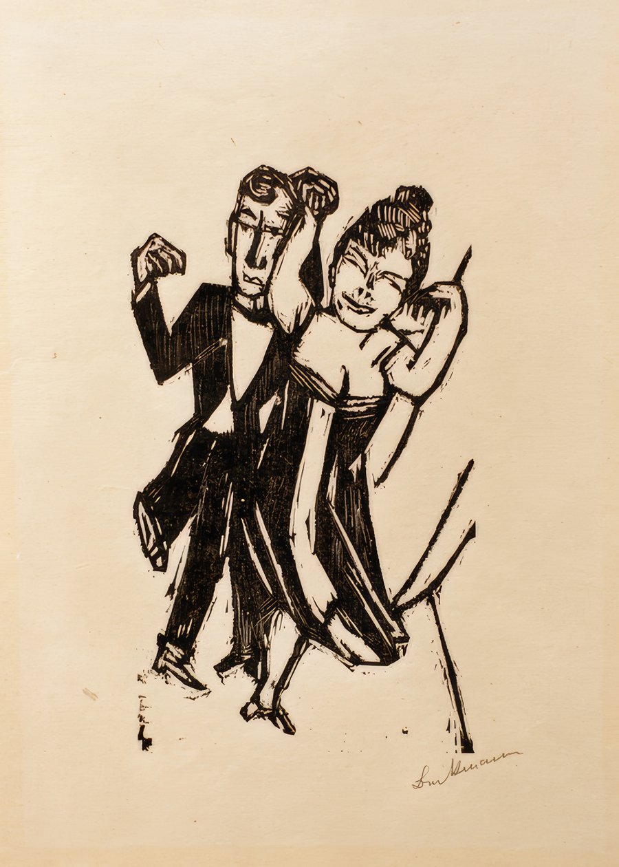 Kis táncos pár alkotó: Max Beckmann