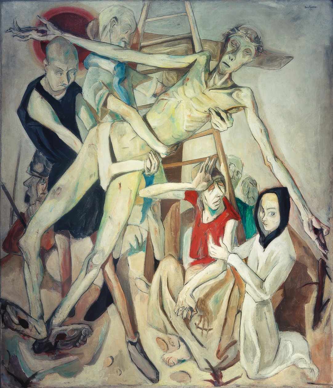 Kreuzabnahme alkotó: Max Beckmann