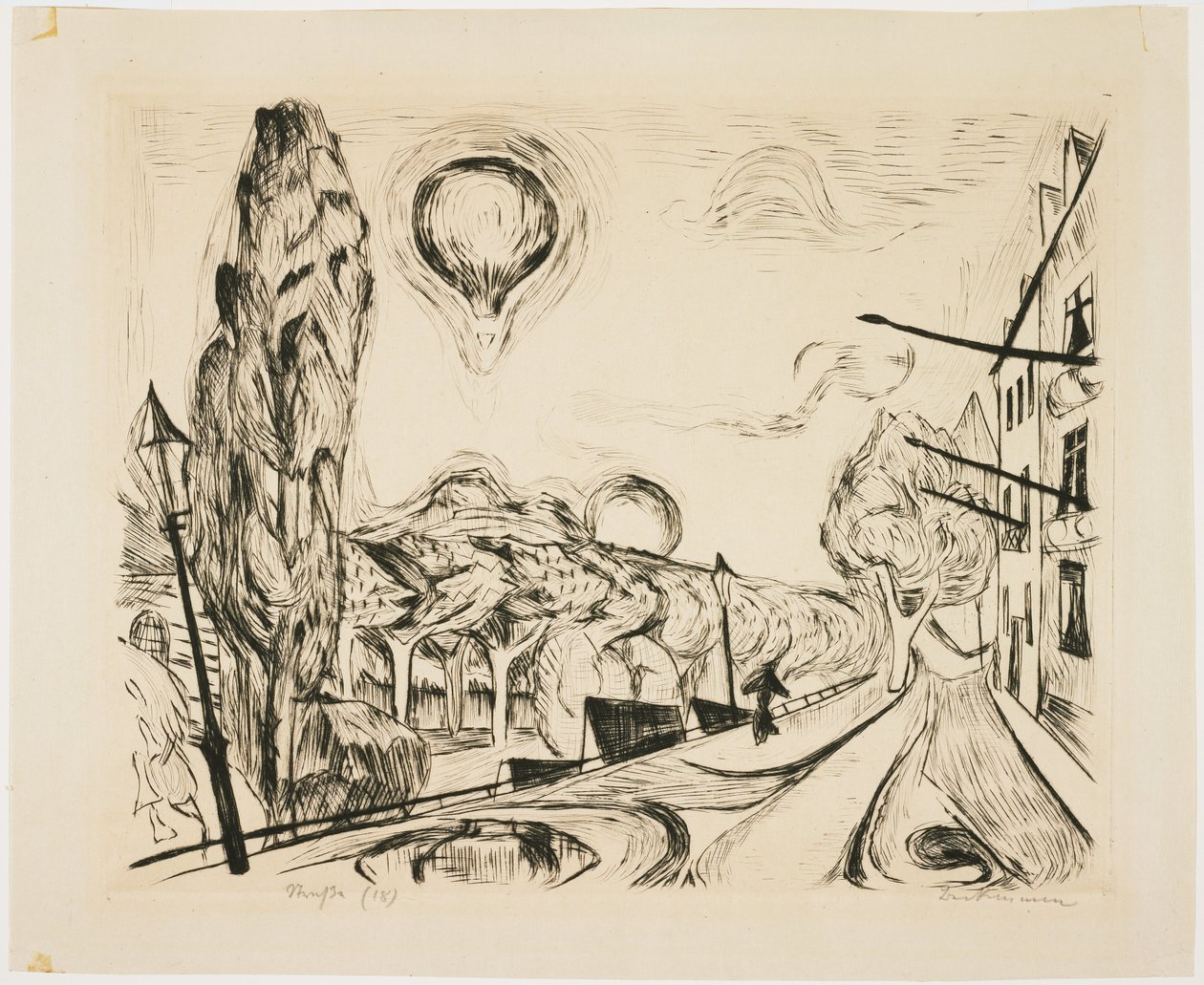 Táj léggömb alkotó: Max Beckmann