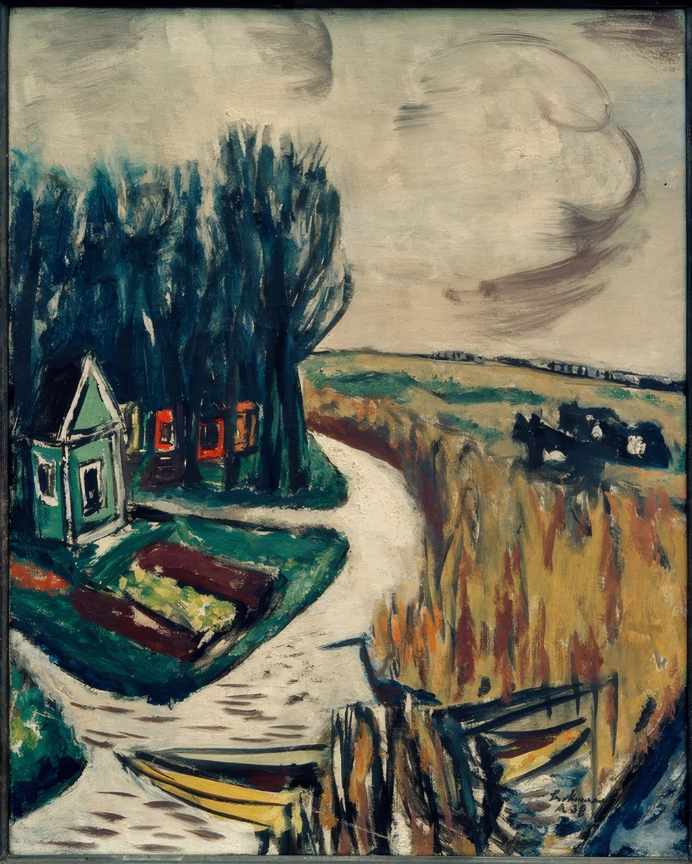 Táj tehenekkel alkotó: Max Beckmann