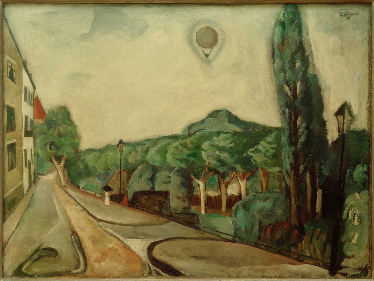 Táj egy léggömb alkotó: Max Beckmann
