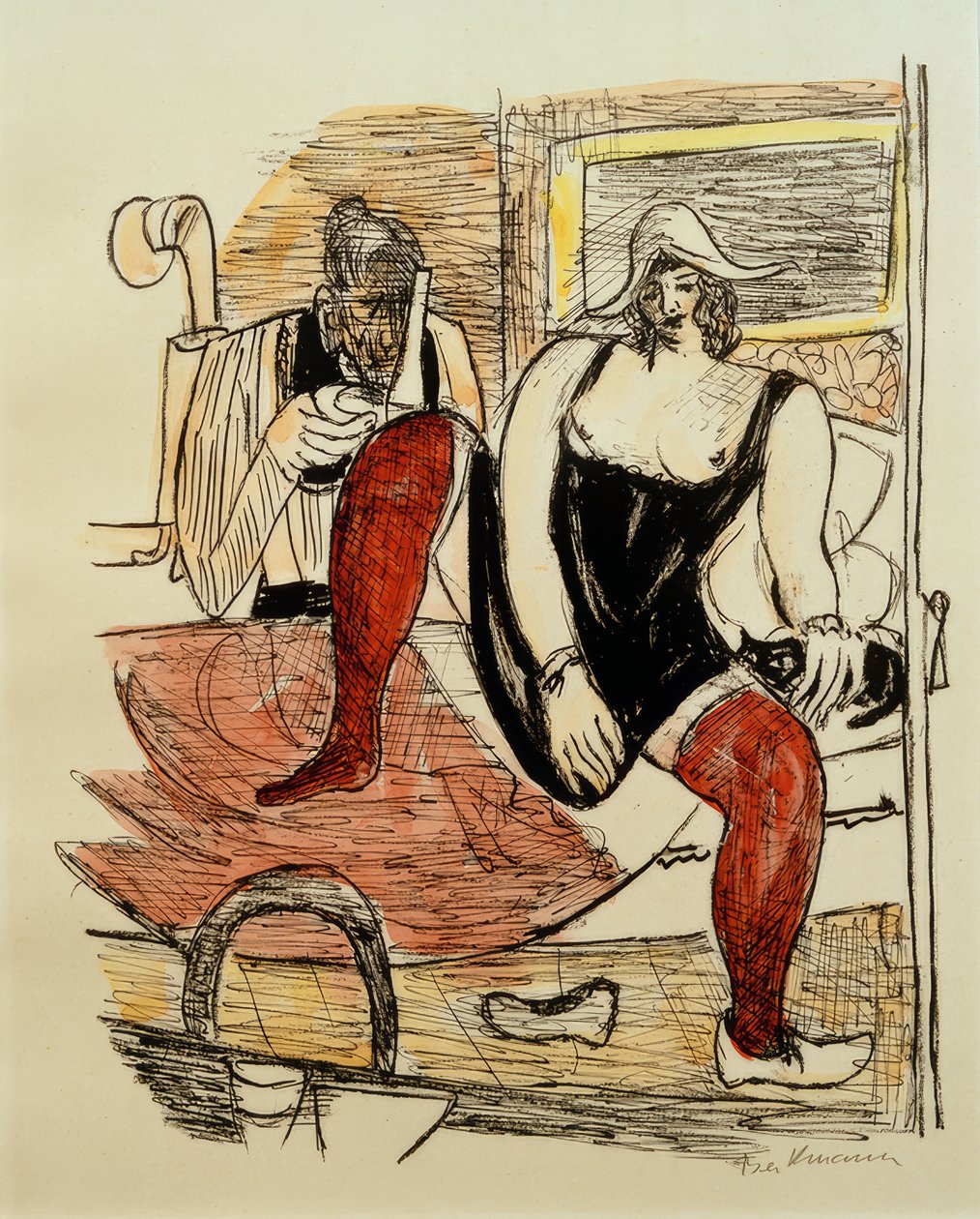 REGGEL (reggel) alkotó: Max Beckmann