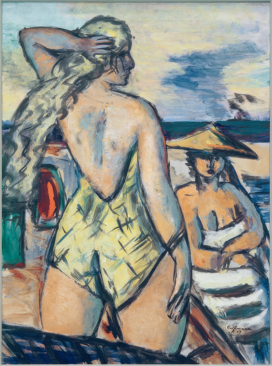 Lány a tenger mellett alkotó: Max Beckmann